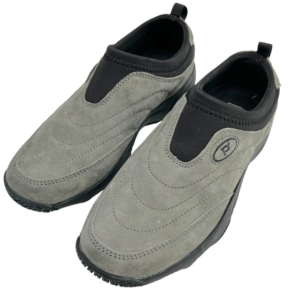 Propet Women's Wash & Wear Slip-On II Gray Size 6 M(B) Slip Resistant  W3851